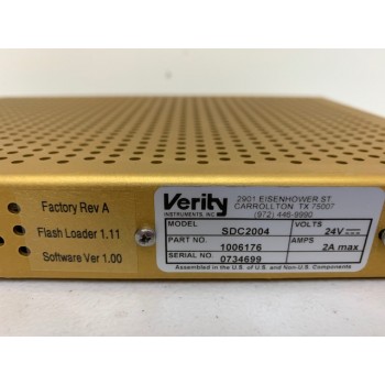 Verity 1006176 SDC2004 System Controller